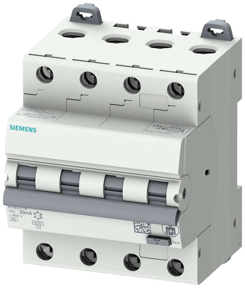 Siemens 5SU16467FP16 Aardlekschakelaar/zekeringautomaat