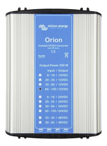 Victron Energy ORI110123610 DC/DC Orion 110/12-30A (360W) Iso DC/DC-omvormers