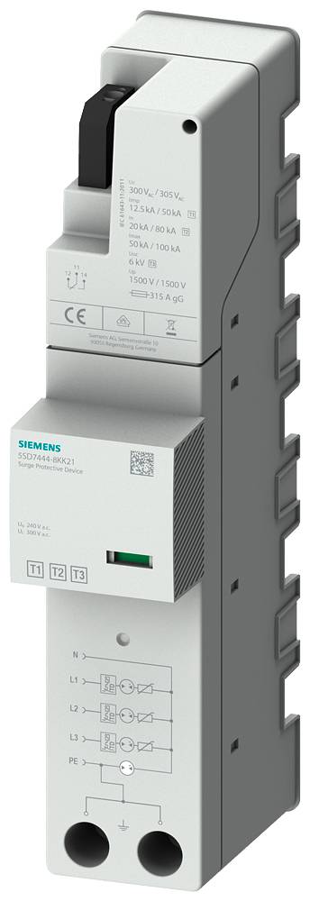 Siemens 5SD74448KK21 5SD7444-8KK21 Combi-afleider 1 stuk(s)