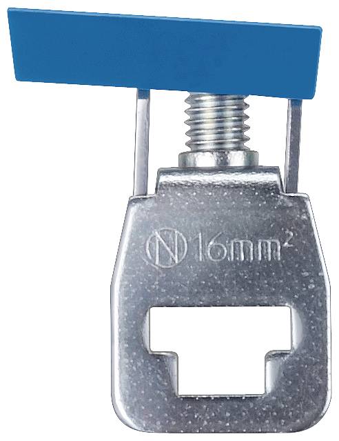 Siemens 8WH91270BA01 Aansluitklem doorsnede: Tot 35 mm2, breedte: 14,4 mm, kleur: Blauw Connection terminal 50 stuk(s)