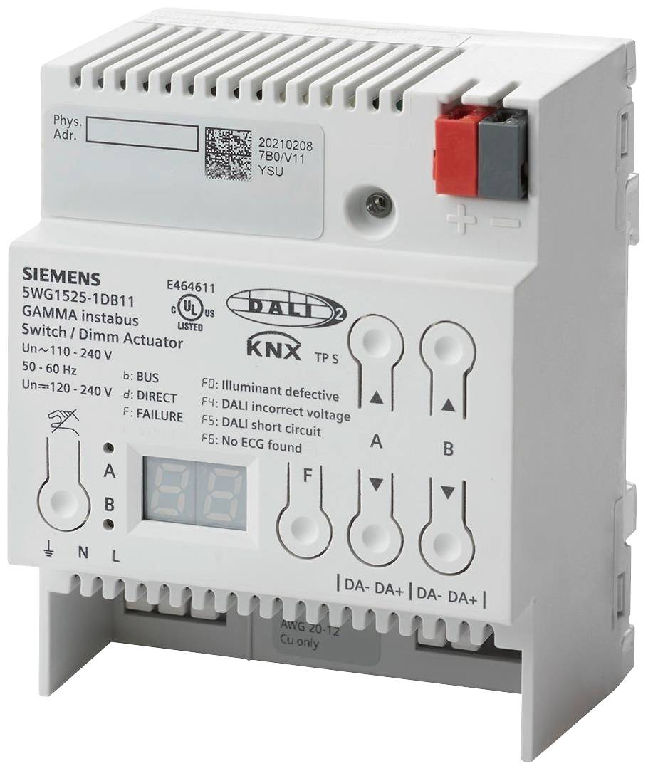 Siemens 5WG15251DB11 Schakelaar-dimactor 5WG1525-1DB11