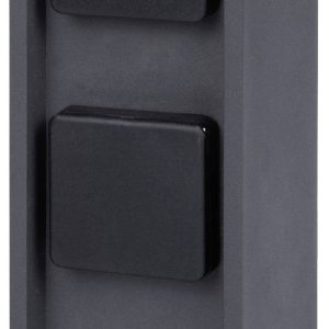 BOLD 10614 Buitenstopcontact 2-voudig Antraciet Zonder kabel