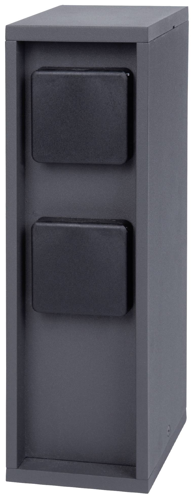BOLD 10616 Buitenstopcontact 4-voudig Antraciet Zonder kabel