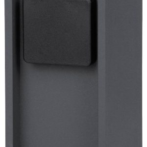 BOLD 10618 Buitenstopcontact 3-voudig Antraciet Zonder kabel
