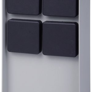 BOLD 11098 Buitenstopcontact 4-voudig Lichtgrijs Zonder kabel