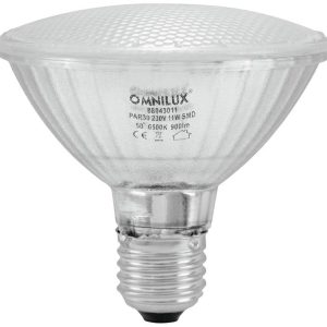 Omnilux 88043011 LED-lamp Energielabel F (A – G) E27 10 W Koudwit (Ø x l) 95 mm x 92 mm 1 stuk(s)