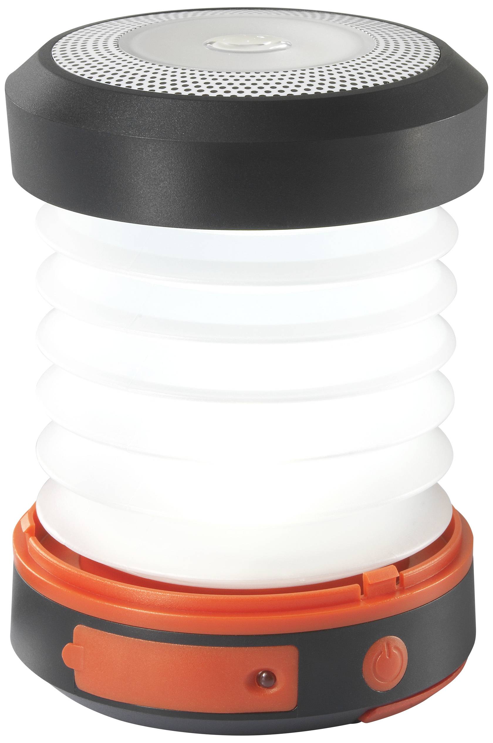 SP-SB-6038 Campinglantaarn Energielabel G (A - G) 120 lm werkt op zonne-energie 138 g Zwart/rood