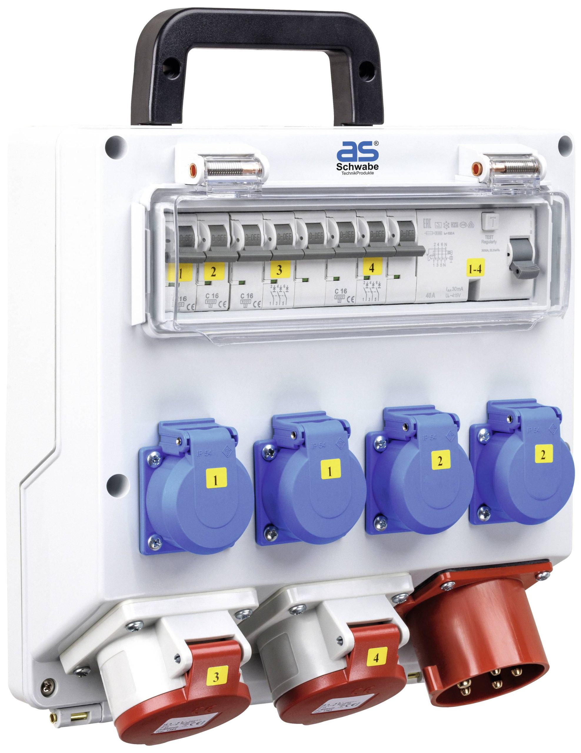 AS Schwabe FIXO 3 61517 CEE-stroomverdeler 400 V 16 A