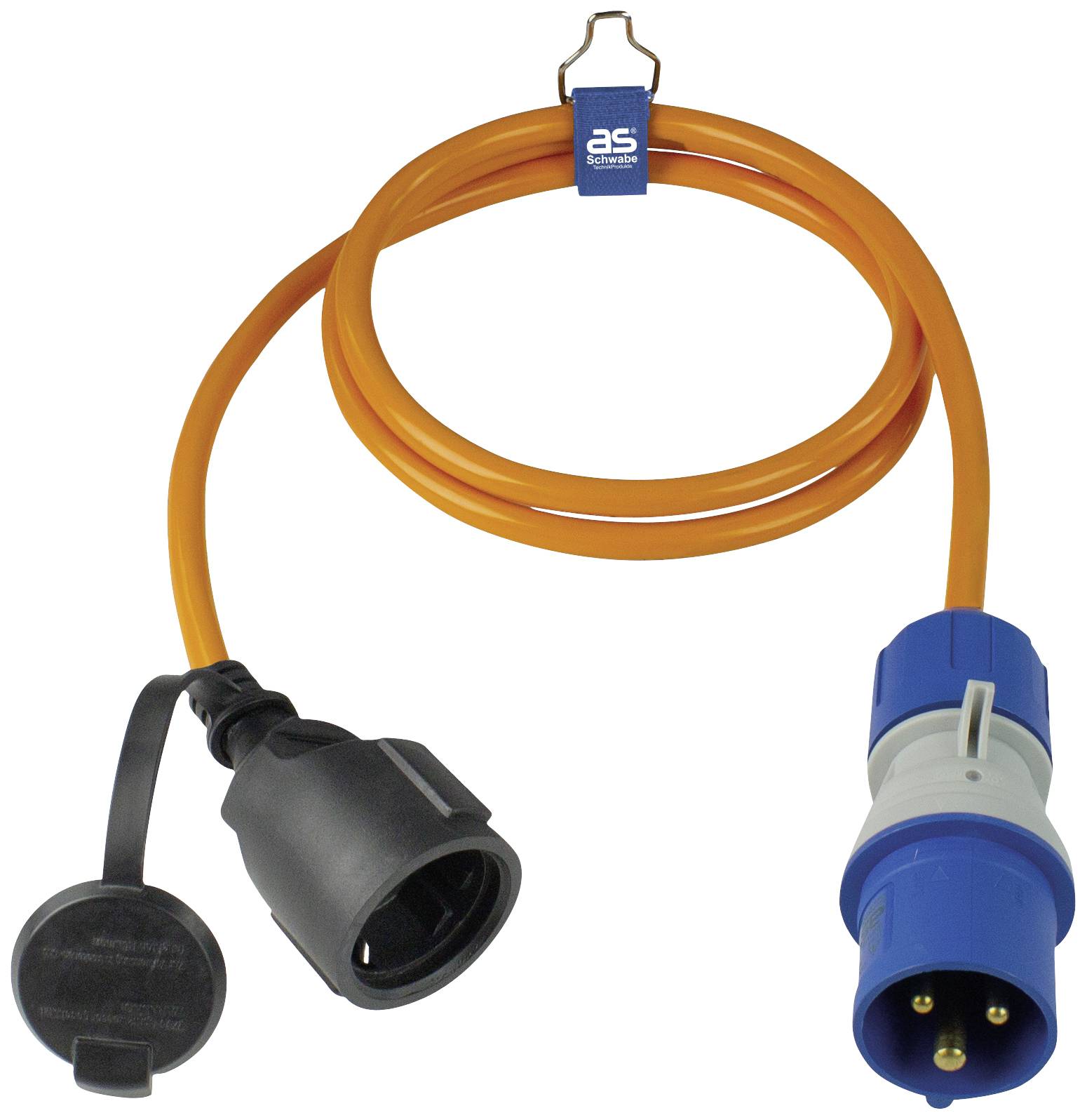 AS Schwabe 62435 Camping-CEE-adapterkabel 16 A 3-polig 1 stuk(s)