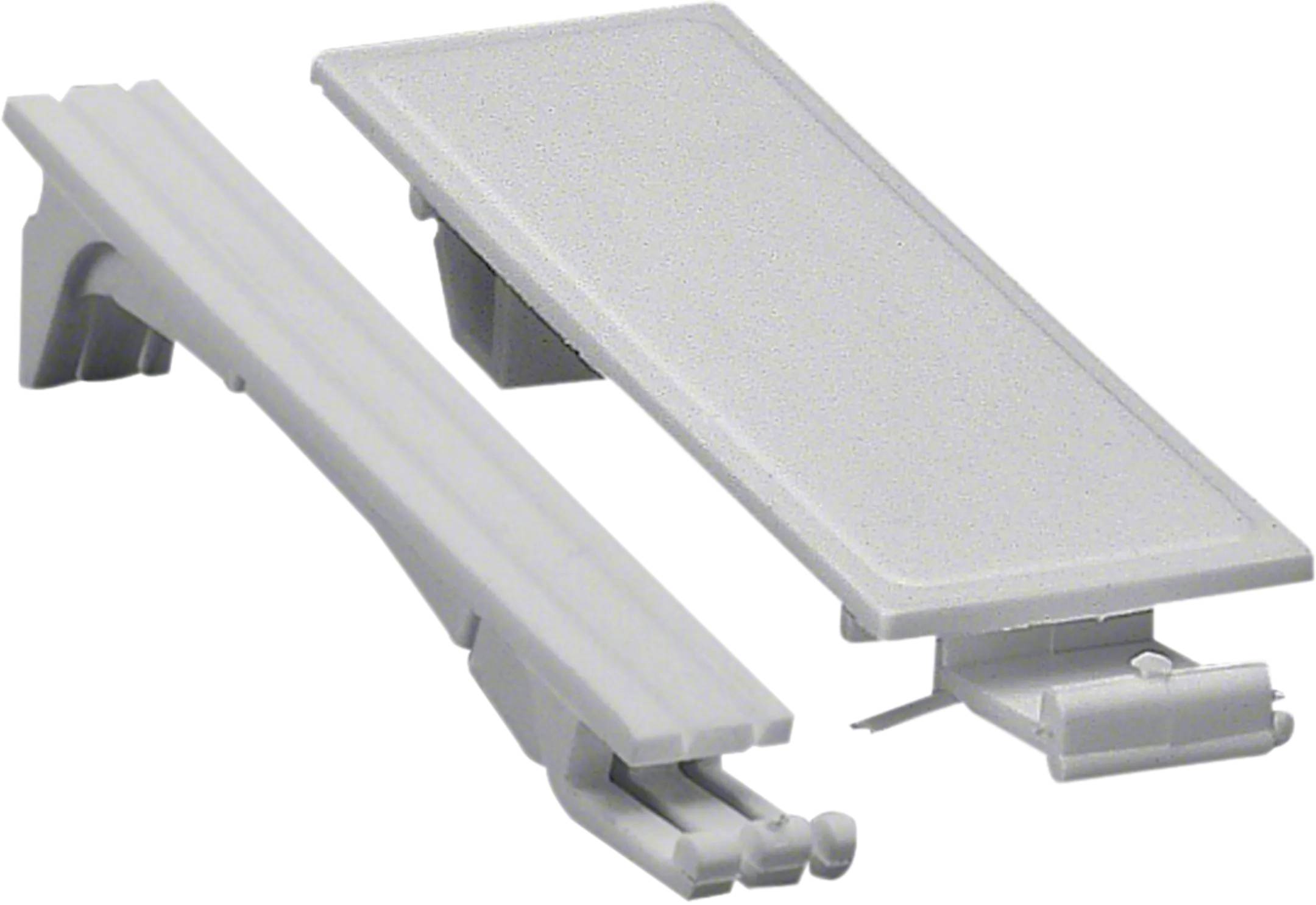 Hager S30N Hager S30N afdekclip (set) 10x18mm/2x9mm RAL9010 voor het afsluiten Cover plate 1 stuk(s)