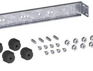Hager UZ12LA2 Hager UZ12LA2 steunrail universeel IP54 voor voeding op ACB HW1 2-weg Steunrail Staal 1 stuk(s)