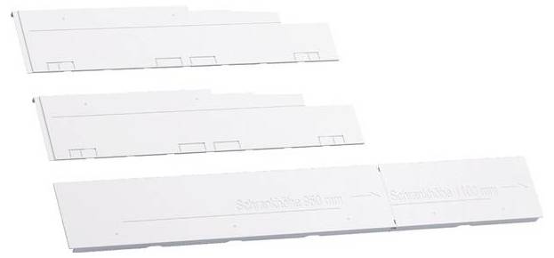 Hager ZZ11A Afscherming universele Z verticaal 950/1100mm 3-delig Afscherming 1 stuk(s)