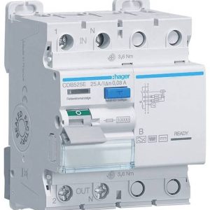 Hager CDB525E CDB525E Aardlekschakelaar 25 A 230 V Hager CDB525E CDB525E Aardlekschakelaar 25 A 230 V