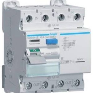 Hager CDB640E CDB640E Aardlekschakelaar 40 A 230 V, 400 V Hager CDB640E CDB640E Aardlekschakelaar 40 A 230 V, 400 V