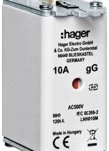 Hager LNH050M NH-zekering Afmeting zekering : 0 50 A 1 stuk(s) Hager LNH050M NH-zekering Afmeting zekering : 0 50 A 1 stuk(s)