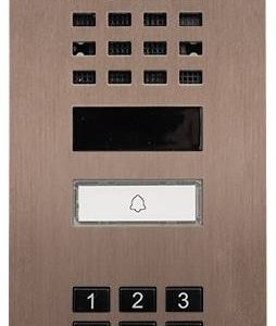 DoorBird D1101KV Unterputz Bronze-Optik Video-deurintercom via WiFi Brons DoorBird D1101KV Unterputz Bronze-Optik Video-deurintercom via WiFi Brons
