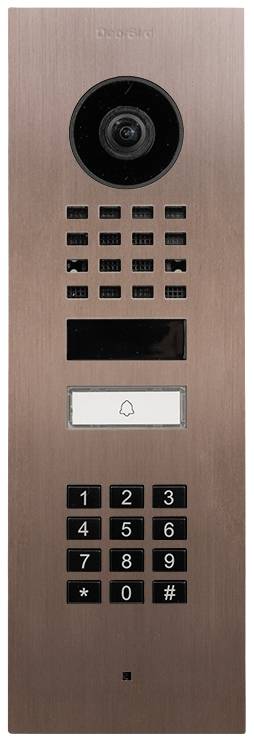 DoorBird D1101KV Unterputz Bronze-Optik Video-deurintercom via WiFi Brons