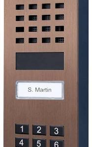 DoorBird D1101KV Aufputz Bronze-Optik Video-deurintercom via WiFi Brons DoorBird D1101KV Aufputz Bronze-Optik Video-deurintercom via WiFi Brons