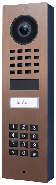 DoorBird D1101KV Aufputz Bronze-Optik Video-deurintercom via WiFi Brons