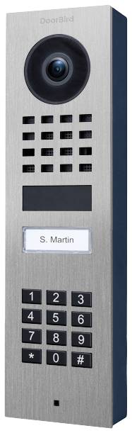 DoorBird D1101KV Aufputz V2A Video-deurintercom via WiFi WiFi, Bluetooth RVS (geborsteld)
