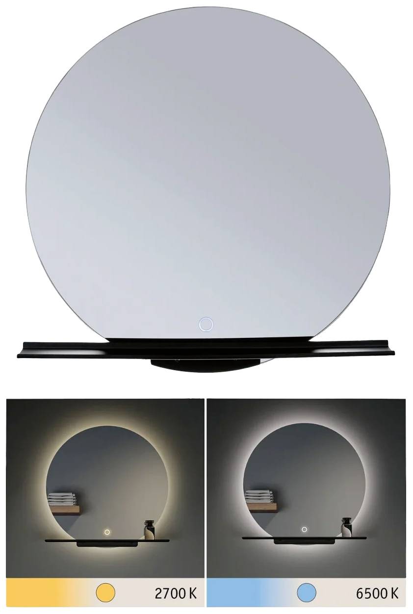Paulmann Miro LED-lamp voor vochtige ruimte LED 11 W Warmwit Zwart