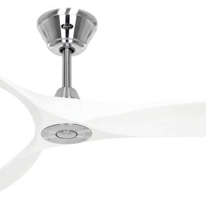 CasaFan ECO AIRSCREW 152 BN-MW Plafondventilator 28 W (Ø x h) 1520 mm x 275 mm Chroom Met afstandsbediening, Met winterm CasaFan ECO AIRSCREW 152 BN-MW Plafondventilator 28 W (Ø x h) 1520 mm x 275 mm Chroom Met afstandsbediening, Met winterm