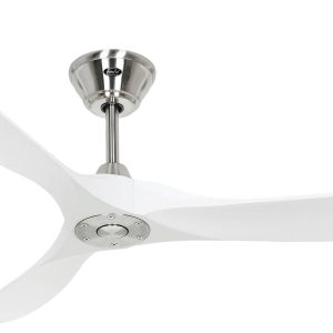 CasaFan ECO GENUINO 152 BN-MW Plafondventilator 16.6 W (Ø x h) 1520 mm x 285 mm Chroom Met afstandsbediening, Met winter CasaFan ECO GENUINO 152 BN-MW Plafondventilator 16.6 W (Ø x h) 1520 mm x 285 mm Chroom Met afstandsbediening, Met winter