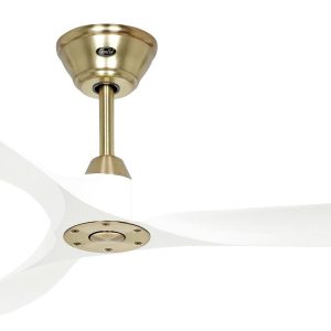CasaFan ECO GENUINO 152 MG-MW Plafondventilator 16.6 W (Ø x h) 1520 mm x 285 mm Messing Met afstandsbediening, Met winte