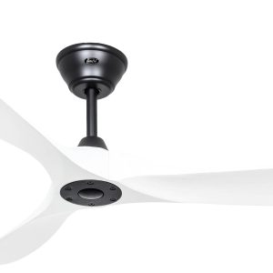 CasaFan ECO GENUINO 152 MS-MW Plafondventilator 16.6 W (Ø x h) 1520 mm x 285 mm Zwart (mat) Met afstandsbediening, Met w