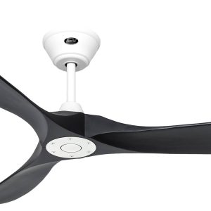 CasaFan ECO GENUINO 152 MW-MS Plafondventilator 16.6 W (Ø x h) 1520 mm x 285 mm Wit (mat) Met afstandsbediening, Met win