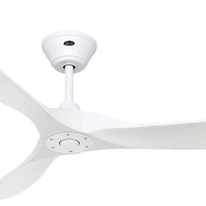 CasaFan ECO GENUINO 152 MW-MW Plafondventilator 16.6 W (Ø x h) 1520 mm x 285 mm Wit (mat) Met afstandsbediening, Met win