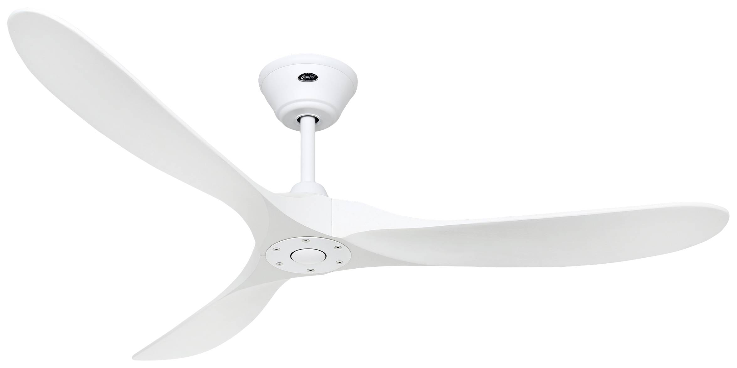 CasaFan ECO GENUINO 152 MW-MW Plafondventilator 16.6 W (Ø x h) 1520 mm x 285 mm Wit (mat) Met afstandsbediening, Met win
