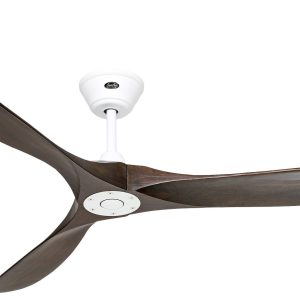 CasaFan ECO GENUINO 180 MW-NB Plafondventilator 30 W (Ø x h) 1800 mm x 290 mm Wit (mat) Met afstandsbediening, Met winte