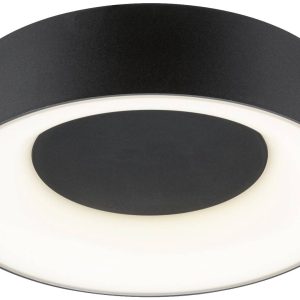 Paulmann 71096 Casca LED-plafondlamp LED 16 W Zwart (mat) Paulmann 71096 Casca LED-plafondlamp LED 16 W Zwart (mat)
