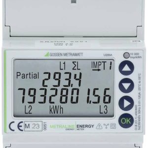 Gossen Metrawatt U289B METRALINE ENERGY U289B kWh-meter 3-fasen met S0-interface Digitaal Conform MID: Ja 1 stuk(s) Gossen Metrawatt U289B METRALINE ENERGY U289B kWh-meter 3-fasen met S0-interface Digitaal Conform MID: Ja 1 stuk(s)