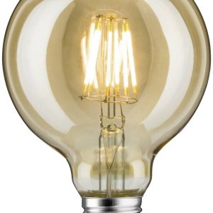 Paulmann 28521 LED-lamp E27 6 W Goud (Ø x h) 95 mm x 138 mm 1 stuk(s) Paulmann 28521 LED-lamp E27 6 W Goud (Ø x h) 95 mm x 138 mm 1 stuk(s)
