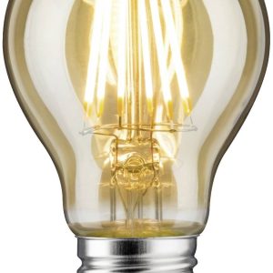 Paulmann 28522 LED-lamp E27 6 W Goud (Ø x h) 60 mm x 104 mm 1 stuk(s) Paulmann 28522 LED-lamp E27 6 W Goud (Ø x h) 60 mm x 104 mm 1 stuk(s)
