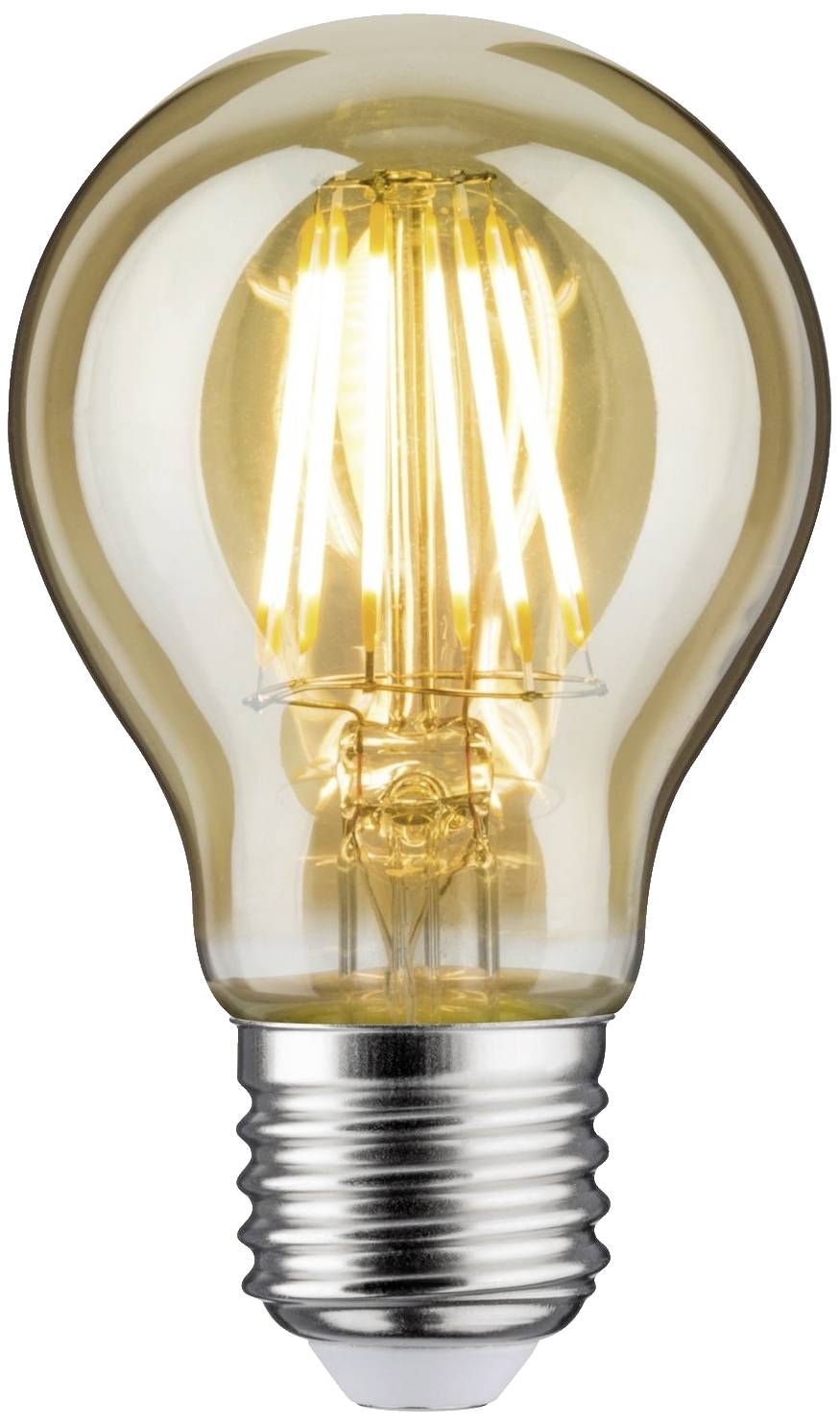 Paulmann 28522 LED-lamp E27 6 W Goud (Ø x h) 60 mm x 104 mm 1 stuk(s)