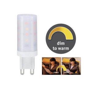 Paulmann 28819 LED-lamp Energielabel G (A – G) G9 4 W Goud (Ø x h) 18 mm x 55 mm 1 stuk(s) Paulmann 28819 LED-lamp Energielabel G (A – G) G9 4 W Goud (Ø x h) 18 mm x 55 mm 1 stuk(s)