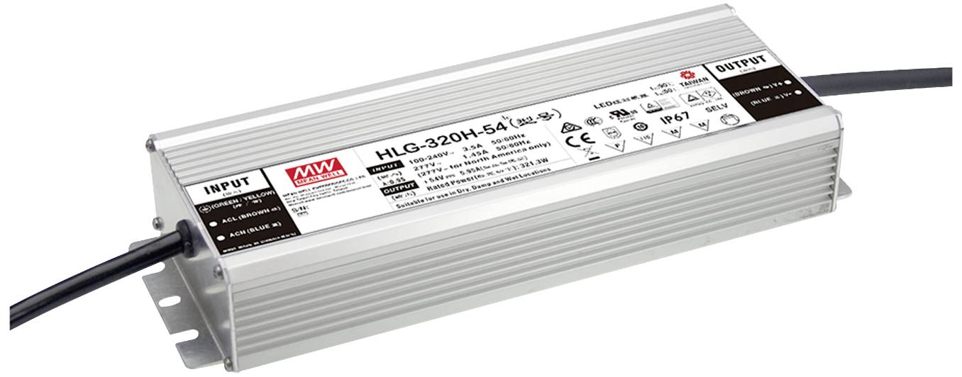 MEAN WELL LED-driver 321.3 W 5.95 A 54 V Niet dimbaar 1 stuk(s)
