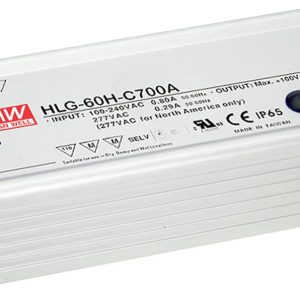 MEAN WELL LED-transformator 70 W 700 mA 50 – 100 V Dimbaar 1 stuk(s) MEAN WELL LED-transformator 70 W 700 mA 50 – 100 V Dimbaar 1 stuk(s)