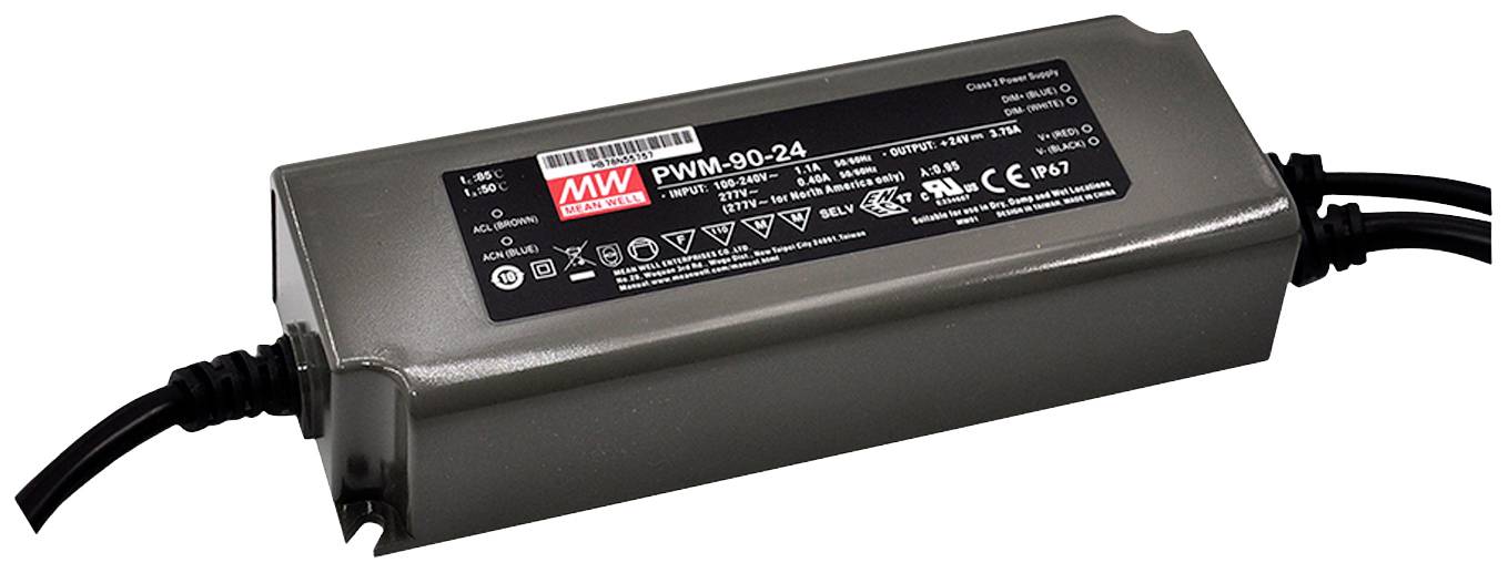 MEAN WELL LED-transformator 90.24 W 1.88 A 1 stuk(s)