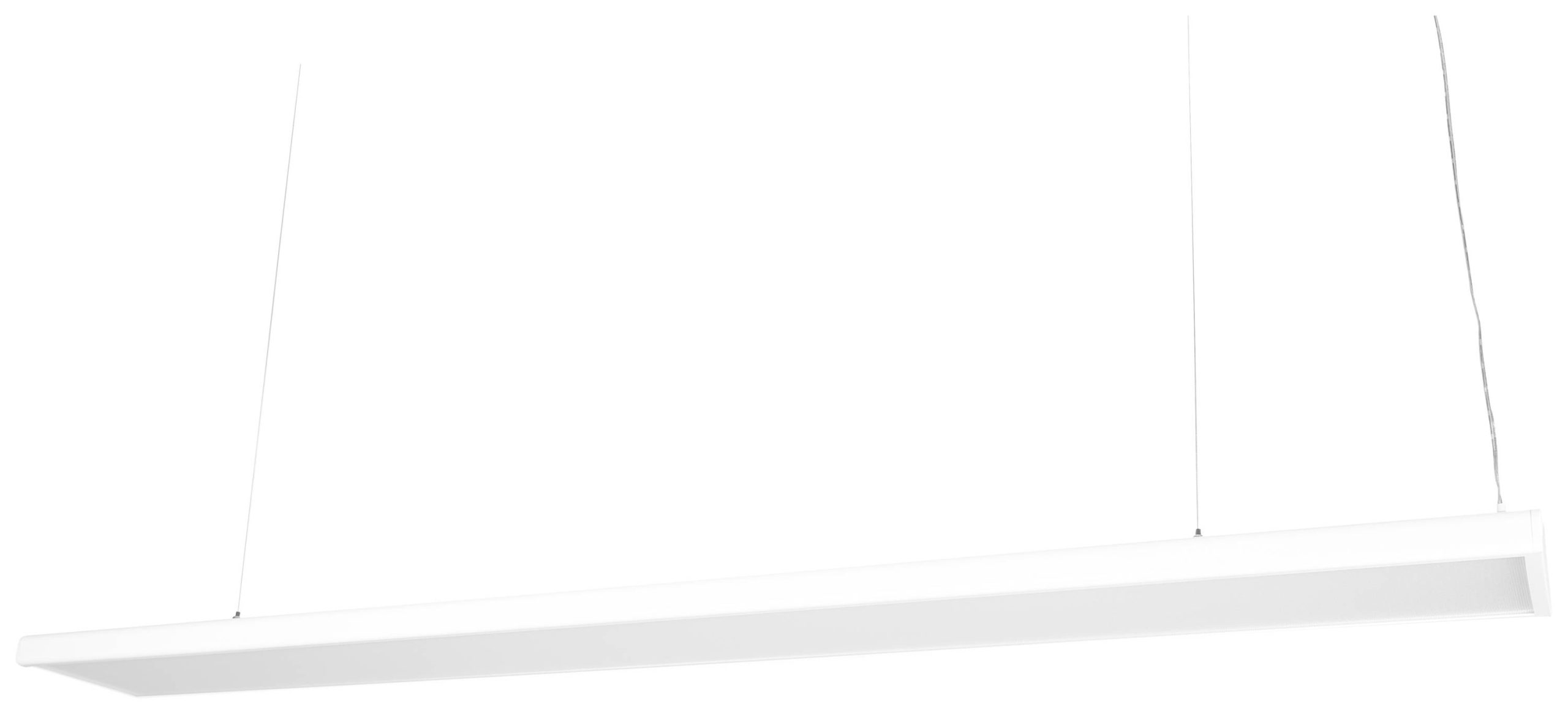 mlight Pendelleuchte Sky 150cm weiß 81-2185 LED-hanglamp LED 40 W, 60 W Wit