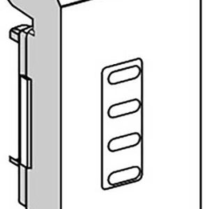 Schneider Electric KNB16CF2 GN-adapter, 16A, L+N+PE, voor zekeringen 8,5 x 31,5 mm Verdeelkastaccessoire Wit 1 stuk(s)