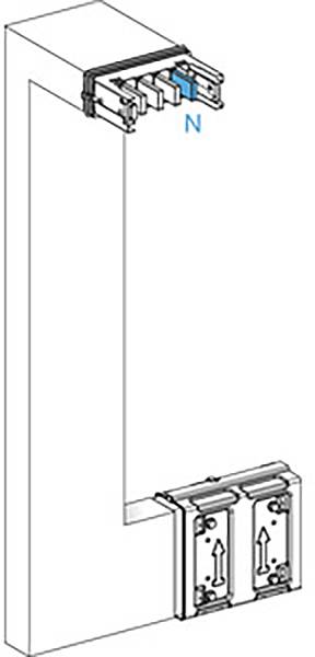 Schneider Electric KSA250DMCL41A KSA wijziging van de meervoudige richting, 250A, omhoog links Verdeelkastaccessoire 1 s