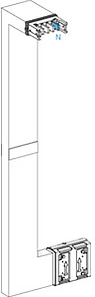 Schneider Electric KSA250DMCL41F KSA verandering van meerdere richting, 250A, omhoog links, brandschot Verdeelkastaccess