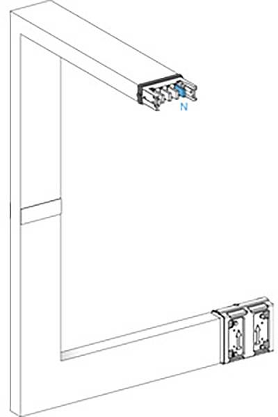Schneider Electric KSA250DMCL43F KSA verandering van meerdere richting, 250A, omhoog links, brandschot Verdeelkastaccess