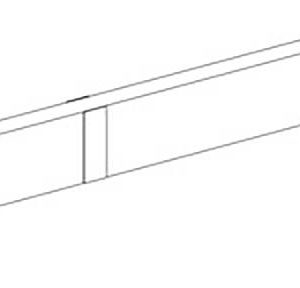 Schneider Electric KSA400DLL42F KSA hoekelement, 400A, hoge kant, lengte van de vertanding, brandschot Hoekprofiel 1 stu