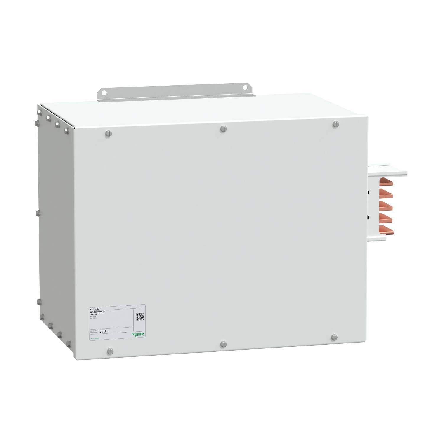 Schneider Electric KSA630ABD4 KSA eindvoeding, 630A, rechts gemonteerd Eindvoeding Wit 1 stuk(s)