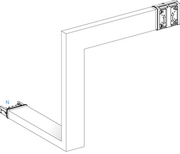 Schneider Electric KSA400DMBK43A KSA verandering van meerdere richting, 400A, omlaag rechts Verdeelkastaccessoire 1 stuk